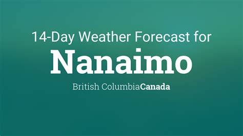 nanaimo weather forecast environment canada.